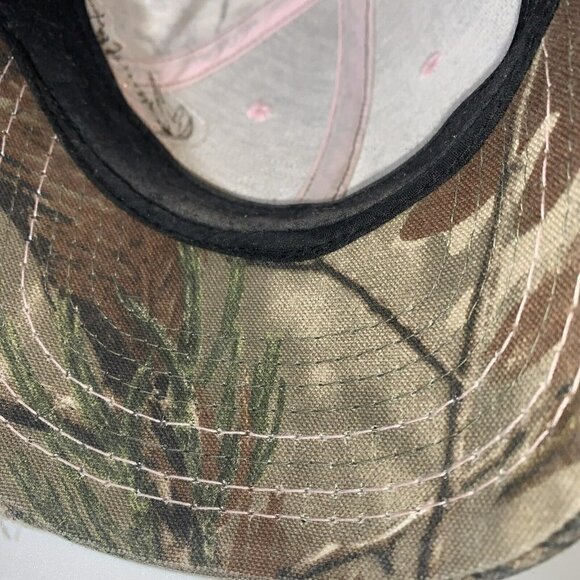 Women’s Cabela RealTree Camouflage Hat Cap Hook and Loop Strap Adjustable - Picture 7 of 8